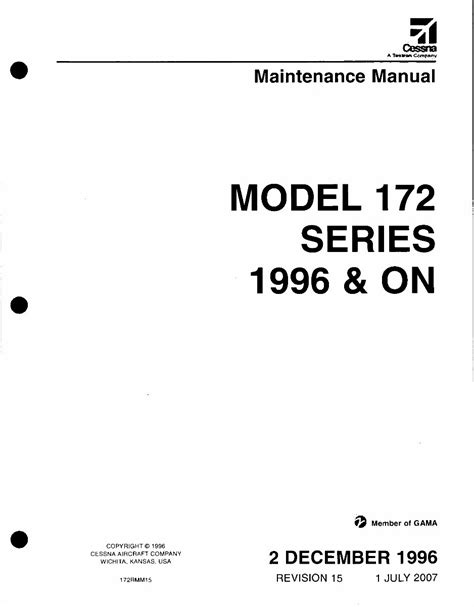 Cessna 172r service manual 1996 and on 172rmm15 revision 15 1 july 2007. - Yamaha sz x user manual pfd.