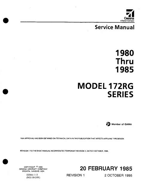 Cessna 172rg service maintenance manual 1980 1985. - Georg bendict winer's grammatik des neutestamentlichen sprachidioms..