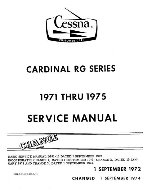 Cessna 177rg service repair manual 1971 75 cessna 177 rg cardinal service book. - Compair air l45sr compressor parts manualair conditionin manual solution.