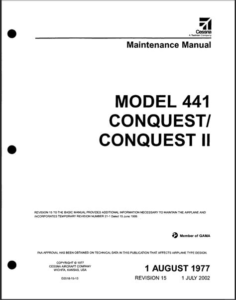 Cessna conquest 441 manual de mantenimiento. - Descargar manual de taller yamaha r1 2006.
