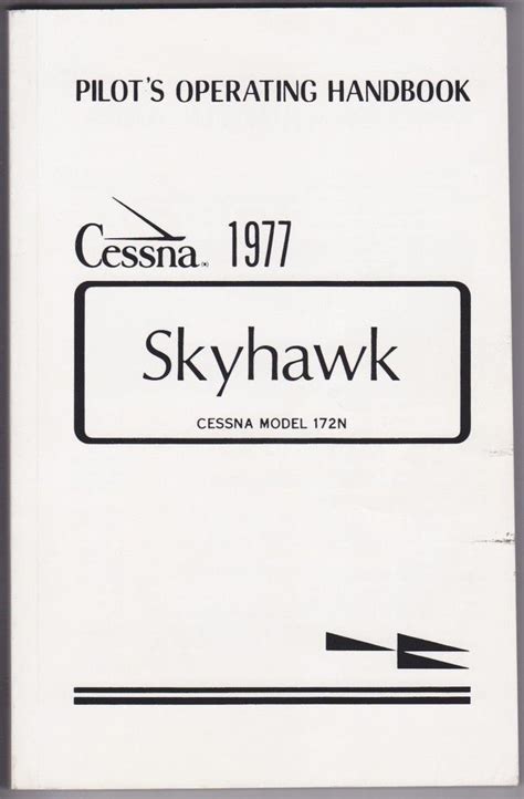 Cessna skyhawk 1977 modell 172n pilothandbuch. - Panasonic tc p60s30 plasma hdtv service manual download.