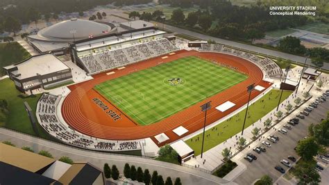 Sep 26, 2022 · The new stadium will seat 10,000 spectators and include a regulation-sized soccer field and eight-lane track. The first two phases of a major overhaul of Wichita State University's Cessna Stadium ... . 