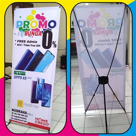 Cetak Standing X-Banner Cepat dan Murah - AyoNgeprint.com