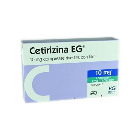 Cetirizina Eg: Scheda Tecnica e Prescrivibilità - Torrinomedica