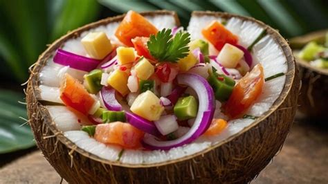 Ceviche de coco