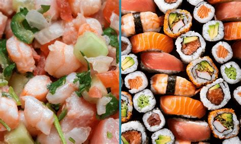 Ceviche vs Sushi: What