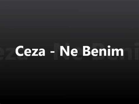 Ceza Ne Benim lyrics Musixmatch.