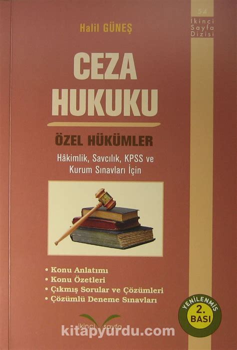 Ceza hukuku hakimlik savcılık soruları