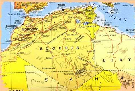 Cezayir uydu görüntüleri