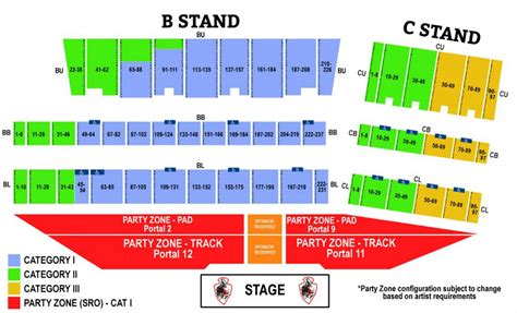 Cfd Concert Seating Chart
