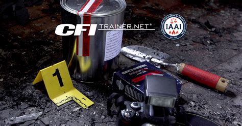 CFI trainer provides fire and arson investi