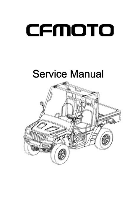 Cfmoto cf500 3 utv workshop repair manual. - Turismo y desarrollo en america latina.