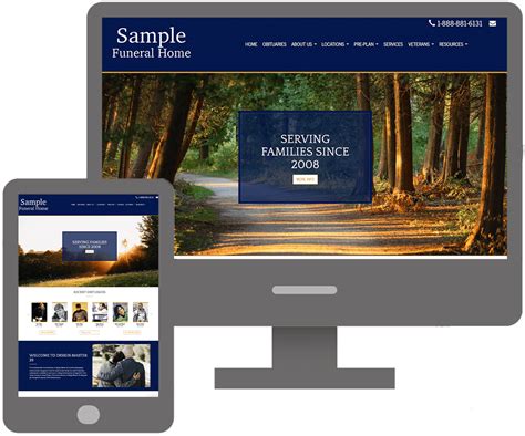 Cfs funeral.  Complete pack of features for your business.  CFS websites are designed ...