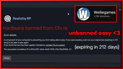 Cfx ban appeal. Your appeal has been reviewed and we've confirmed with our security team that your account has been permanently banned for using unauthorized software and … 