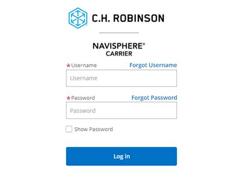 Ch robinson carrier login. Things To Know About Ch robinson carrier login. 