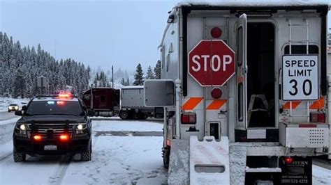 CHP Truckee announces chain controls on I-