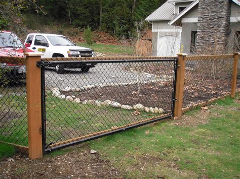 Chain link fence with wood posts. Things To Know About Chain link fence with wood posts. 