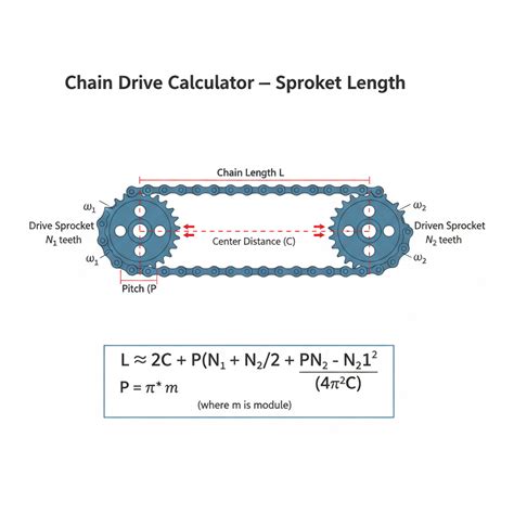 Chain sprocket calculation formula.  Perfect for field engineers and technic...