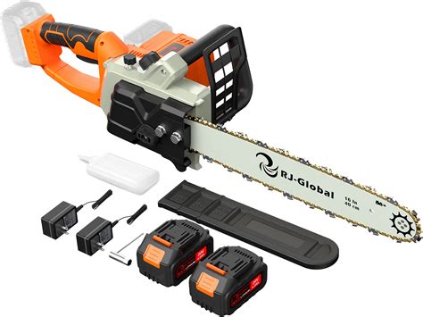 Product description. Remove limbs and trees and perform other heavy-duty jobs with this gas chainsaw. This 24" chainsaw is built for ease of use with an ergonomic front handle and rear hand guard to reduce injury. The anti-vibration system reduces operator fatigue, and the muffler baffles reduce noise level. Designed for 24" cutting chain.