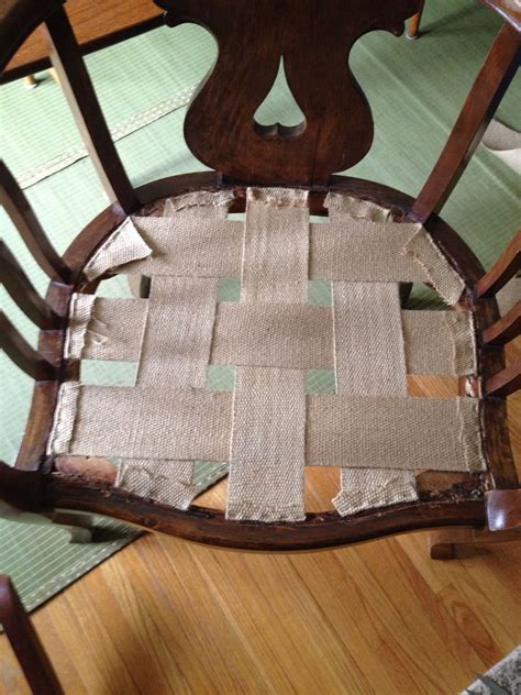 Chair cushion webbing.  Whether How to Apply Upholstery Webbing on a Chair...