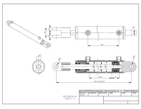 Chair hydraulic cylinder 3D CAD Model Library GrabCAD