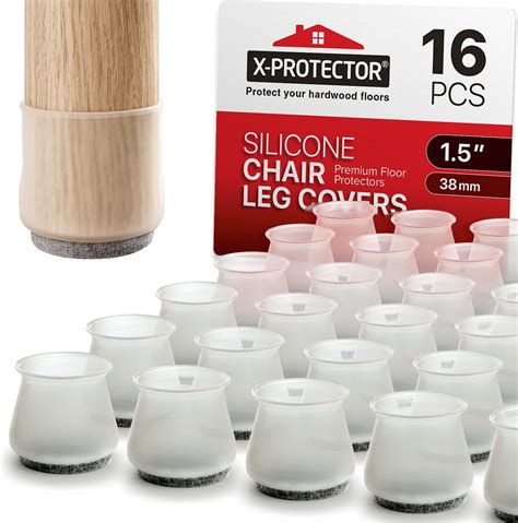 36Pcs Square Chair Leg Floor Protectors, High Elastic Felt Furniture Pads for Hardwood Floors, Silicone Floor Protectors for Chairs, Chair Leg Caps Covers Socks (Transparent, Medium) 4,278. 200+ bought in past month. $1899 ($0.53/Count) Join Prime to buy this item at $13.99. FREE delivery Tue, Oct 31 on $35 of items shipped by Amazon.. 