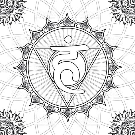 Chakra Symbols Coloring Pages Coloring Pages