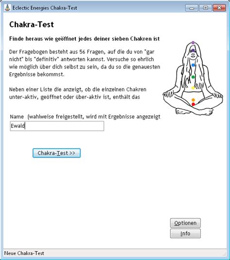 ChakraTest Software Screenshots