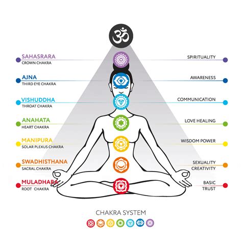 Chakras in Yoga Meditation and Stress Relief