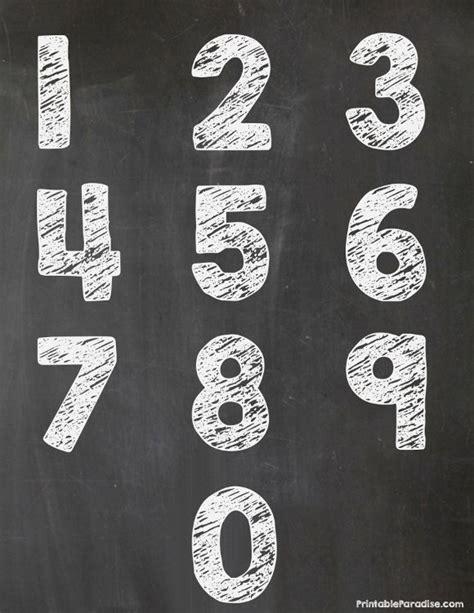 Chalk Calendar Numbers Calendar Numbers Chalkboard Numbers Printable Numbers
