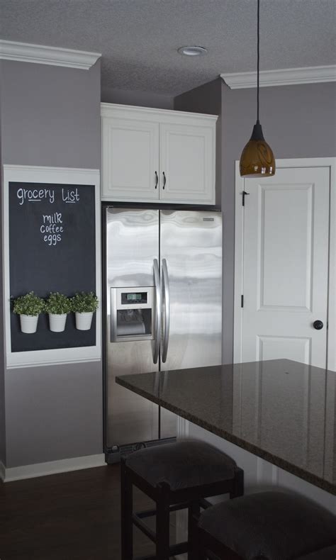 Chalkboard Wall Kitchen Stockfoto