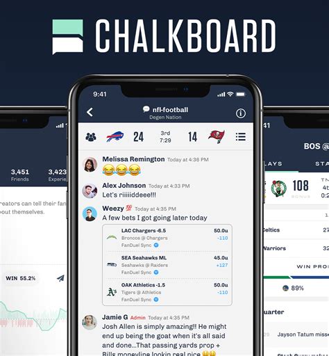 Chalkboard betting. Accepted States: AZ CO CT IL KS LA IN IA MA MD MI NJ NY OH PA TN VA WV WY A stalwart in the sports betting industry, FanDuel’s exciting promotions are a key highlight of this sportsbook app. For starters, there’s a ‘bet and get’ style welcome offer, but you also can look forward to same-game parlays, … 