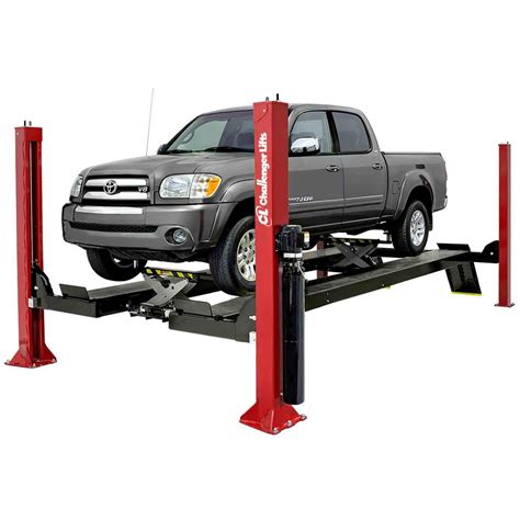 Challenger lift. Challenger LE10 2 POST CAR LIFT. Our 10,000 lb. capacity Challenger LE10 economic 2-post lift features our innovative 3-stage front and 2-stage rear arms. Increase revenue potential and efficiency by lifting vehicles both symmetrically and asymmetrically in the same service bay. The LE10 allows you to lift a wide range of cars and trucks for a ... 