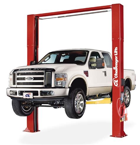 Challenger lifts. CL12A 2-post lift. Our 12,000 lbs. 2-Post now features the same width adjustability we developed for our 16K & 20K 2-Posts. Accommodate a wide range of standard cars, trucks, vans, and SUVs within the same service bay with +6″ & +12″ width adjustment (during installation) and +1′ & +2′ optional column extensions. Standard features also ... 