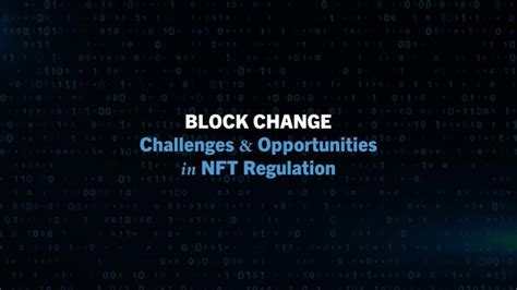 Challenges and Opportunities in NFT Regulation
