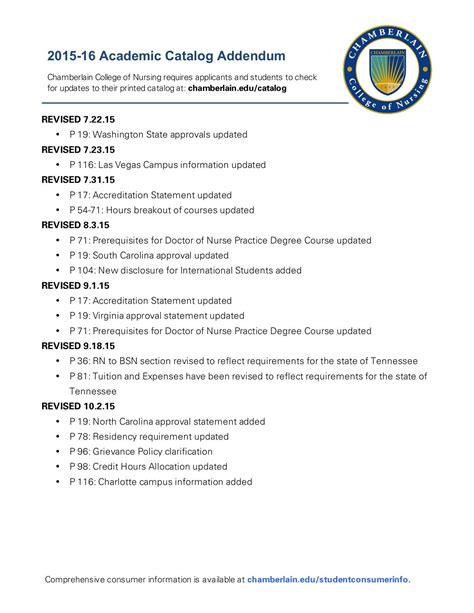 Chamberlain Academic Calendar 20242025