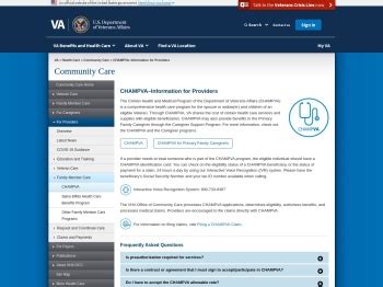 Champ va provider portal. Join the VA Community Care Network Learn About VA CCN Register on myVACCN.com Billing Information & Tools Help & Contact Information. 