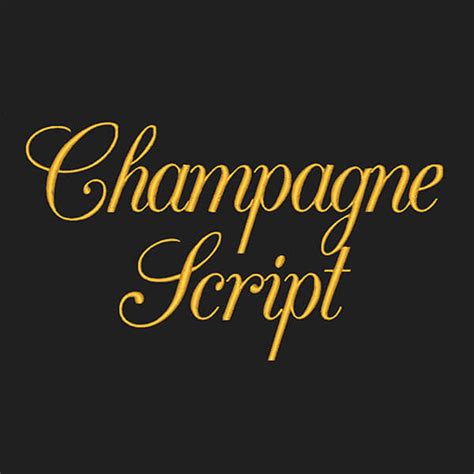 Champagne Script Font LelesDesigns