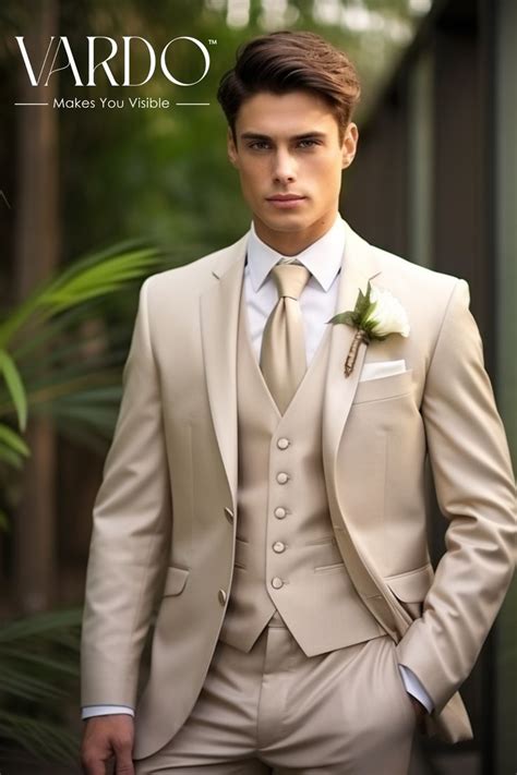 Champagne Suits Wedding