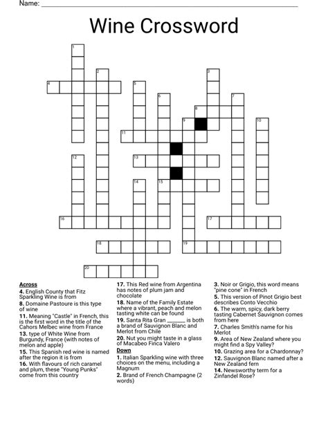Champagne title Crossword Clue. The Crossword Solver found 30 answers to "Champagne title", 3 letters crossword clue. The Crossword Solver finds answers to classic crosswords and cryptic crossword puzzles. Enter the length or pattern for better results. Click the answer to find similar crossword clues . A clue is required.. 