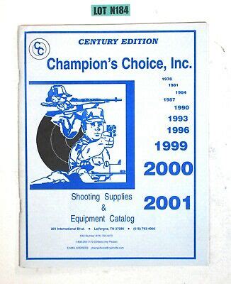 Champion's Choice, Inc. specializes in competition shooting 