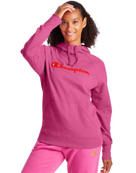 Champion Womens Script Logo Powerblend Fleece …