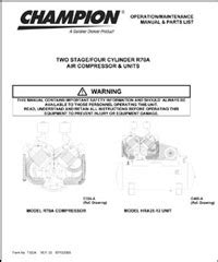 Champion oil air compressors maintenance manual. - Dodge ram 1997 2001 service repair manual.