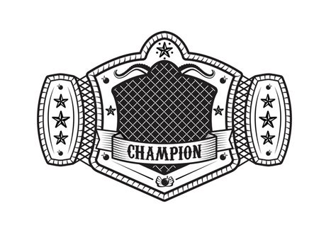 Championship Belt Template