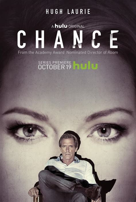 Chance tv series. Mar 10, 2024 · Chance is an American web-television series created by Kem Nunn and Alexandra Cunningham starring Hugh Laurie as Dr. Eldon Chance. Cast [] Hugh Laurie as Dr. Eldon … 
