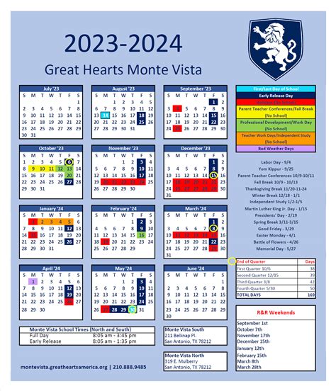 Chandler Student 2024-2024 School Calendar - Great Hearts …