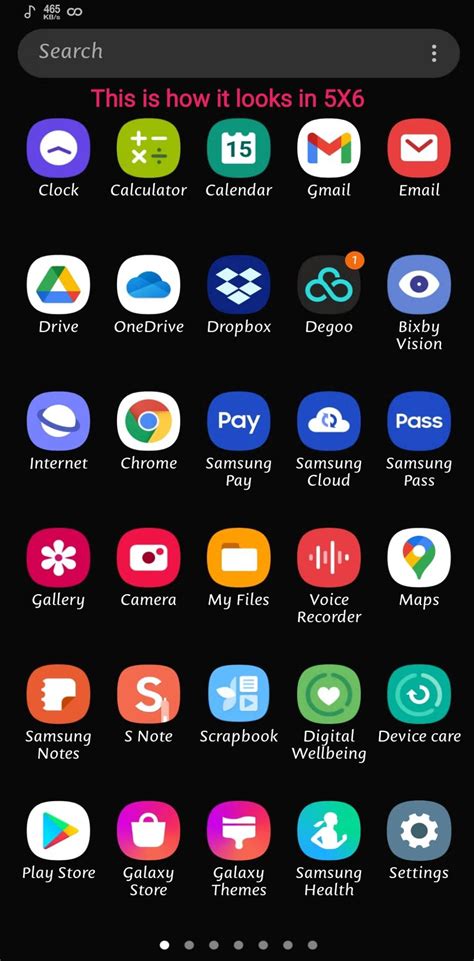 Change icon size android samsung