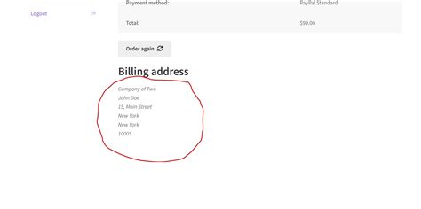 Change Address Format For a Specific Country