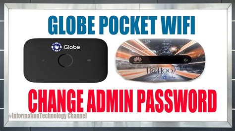Change Admin/Login password Globe pocket wifi YouTube