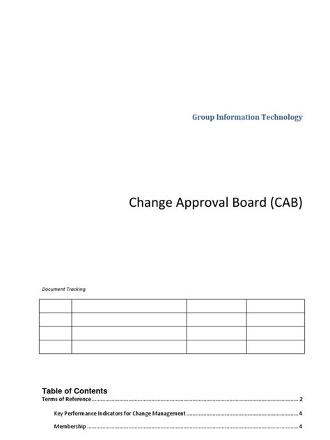 Change Approval Board Template Software Bug Software